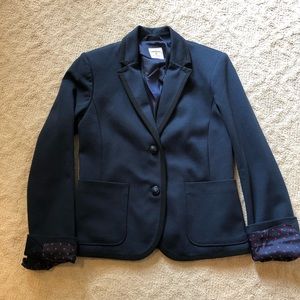GAP Navy Blue Blazer with Black Trim